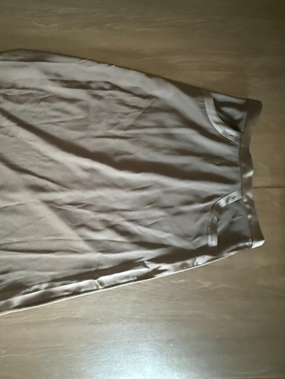 Black Silk Banana Republic Midi Skirt Sz 4